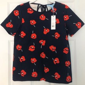 Draper James Poppy Ponte Tee